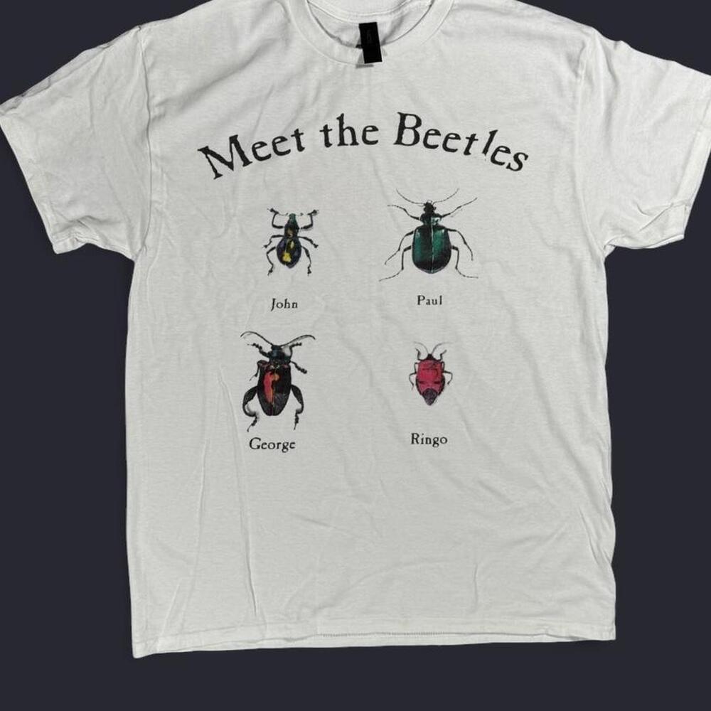 White Meet The Beetles T-Shirt